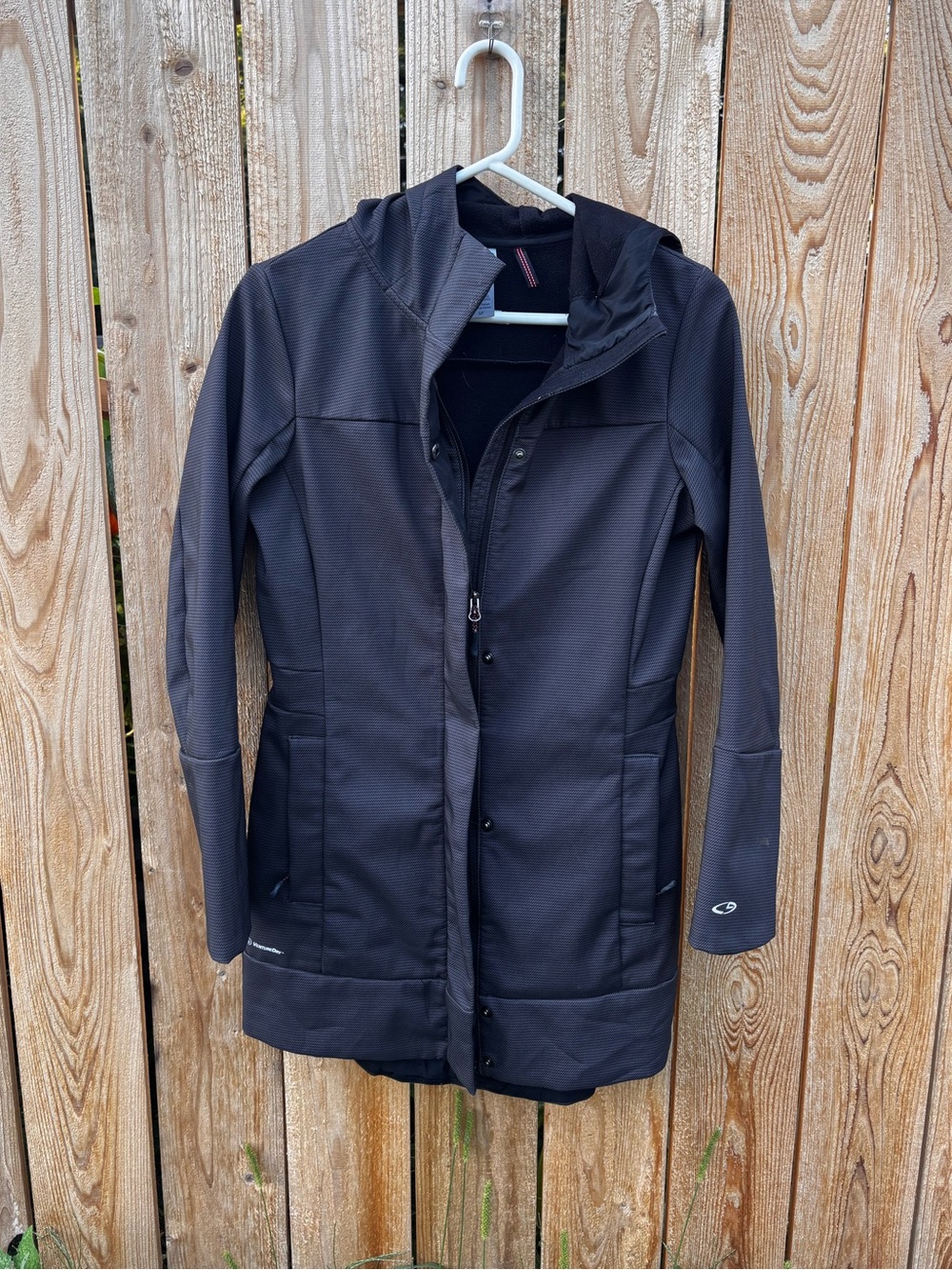 Women's Champion VentureDry Black Hooded Jacket